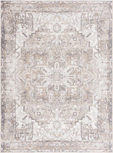 Hera Brown&Cream Washable Area Rug - Ornate Home
