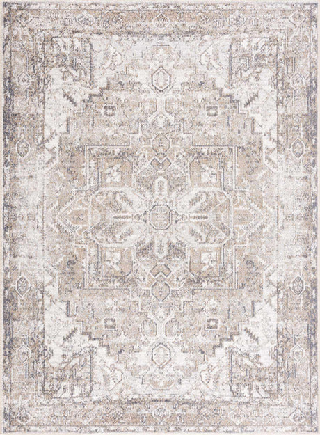 Hera Brown&Cream Washable Area Rug - Ornate Home