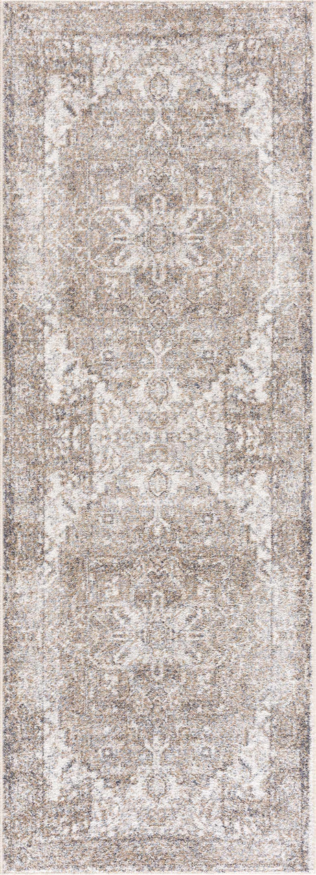 Hera Brown&Cream Washable Area Rug - Ornate Home