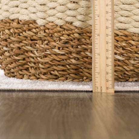 Hera Brown&Cream Washable Area Rug - Ornate Home