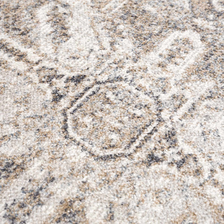 Hera Brown&Cream Washable Area Rug - Ornate Home