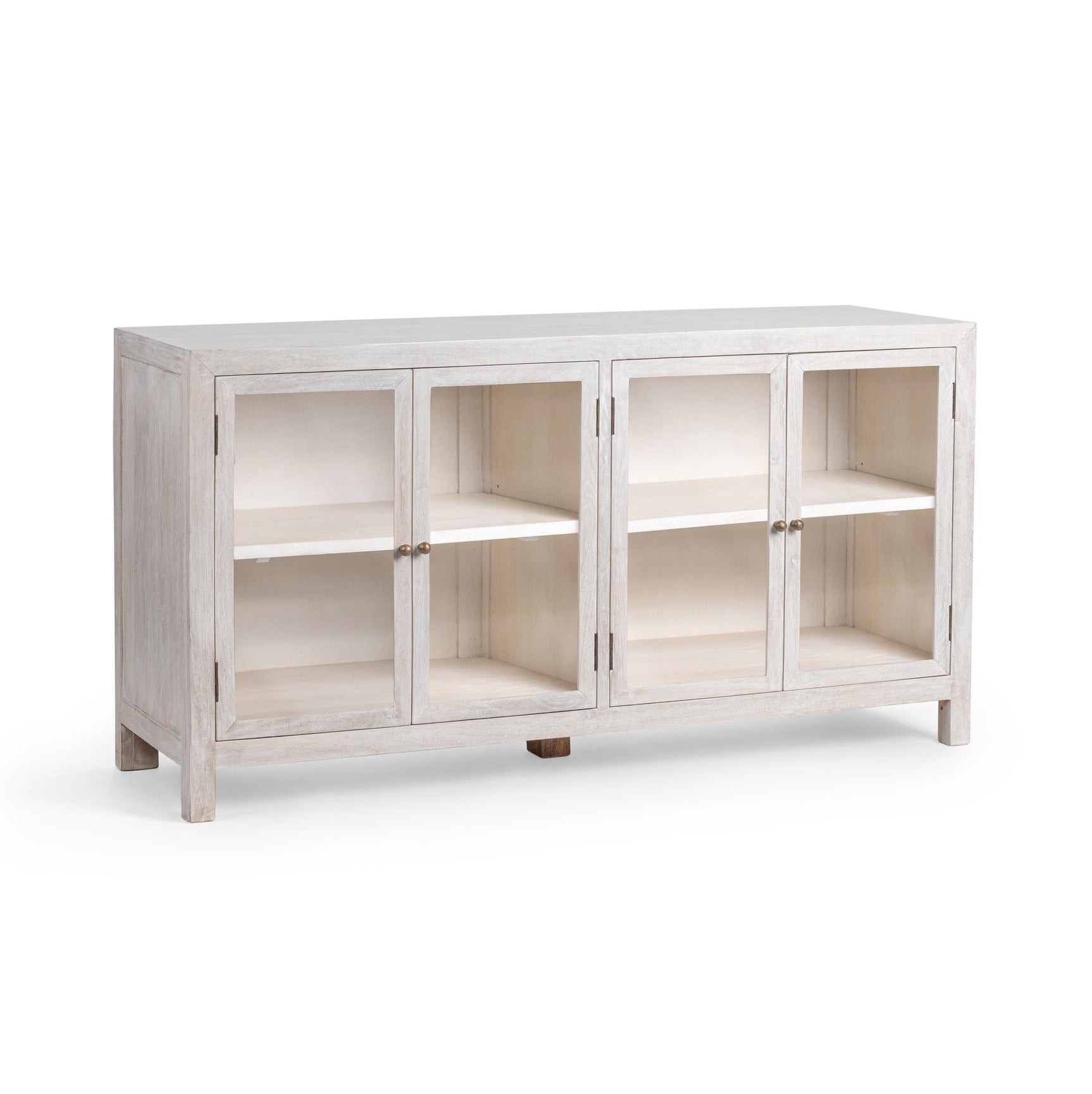 Hera Creamwood 4 Door Buffet - Ornate Home