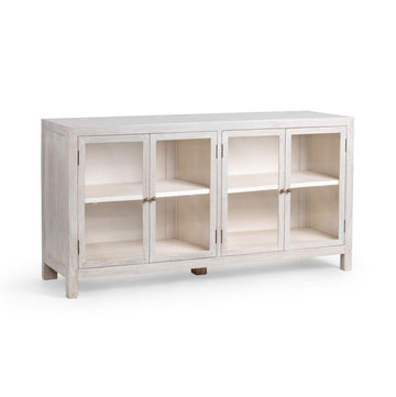 Hera Creamwood 4 Door Buffet - Ornate Home
