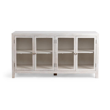 Hera Creamwood 4 Door Buffet - Ornate Home