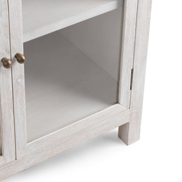 Hera Creamwood 4 Door Buffet - Ornate Home