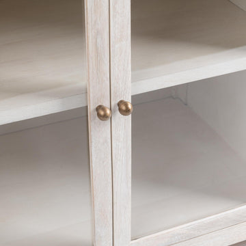 Hera Creamwood 4 Door Buffet - Ornate Home