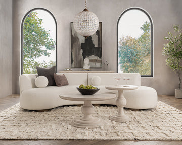 Hera Creamwood Coffee Table - Ornate Home