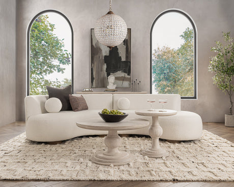 Hera Creamwood Coffee Table - Ornate Home