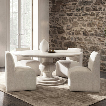 Hera Creamwood Dining Table - Ornate Home