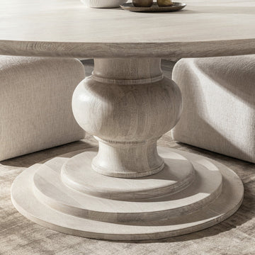 Hera Creamwood Dining Table - Ornate Home