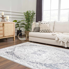 Hera Ivory Boutique Washable Rug - Clearance - Ornate Home
