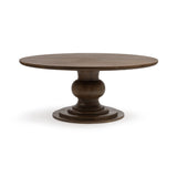 Hera Pecan Brown 72" Round Dining Table