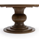 Hera Pecan Brown 72" Round Dining Table