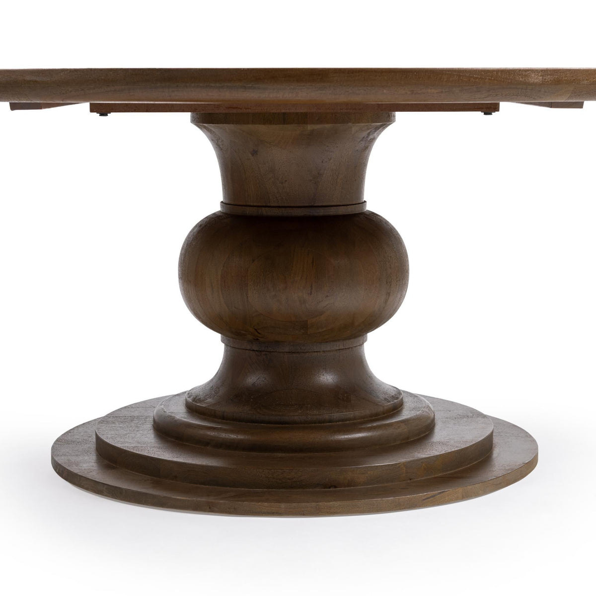 Hera Pecan Brown 72" Round Dining Table