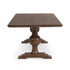 Hera Pecan Brown 94" Rectangular Dining Table