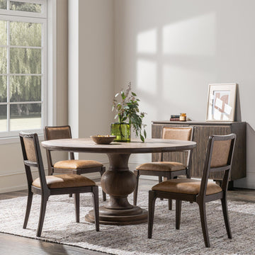 Hera Pecan Brown Dining Table - Ornate Home