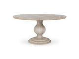 Hera Whitewashed Round Dining Table - Ornate Home