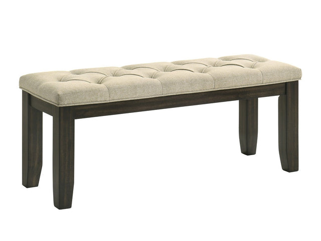 Herbert Espresso/Beige Bench - Ornate Home