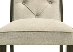 Herbert Espresso/Beige Dining Set - Ornate Home