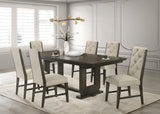 Herbert Espresso/Beige Dining Set - Ornate Home
