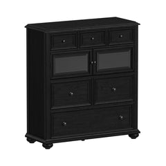 Heritage Black 3-Piece King Sleigh Bedroom Set