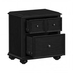 Heritage Black 3-Piece Queen Sleigh Bedroom Set