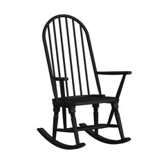 Heritage Black Rocking Chair - Ornate Home