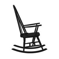 Heritage Black Rocking Chair - Ornate Home