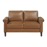 Heritage Brown Loveseat - Ornate Home