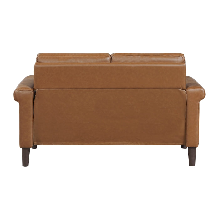 Heritage Brown Loveseat - Ornate Home