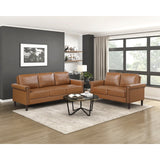 Heritage Brown Loveseat - Ornate Home
