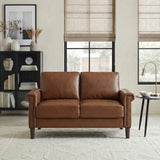 Heritage Brown Loveseat - Ornate Home