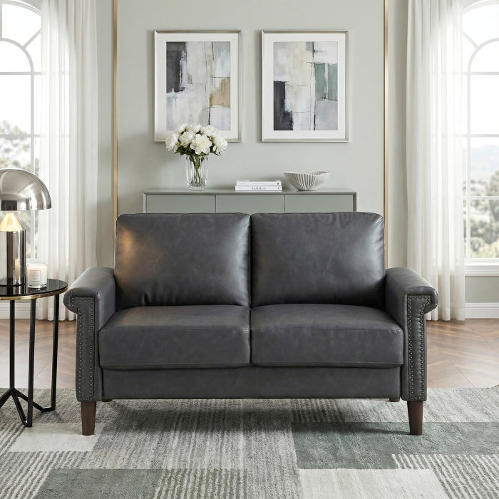Heritage Gray Loveseat