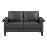 Heritage Gray Loveseat - Ornate Home