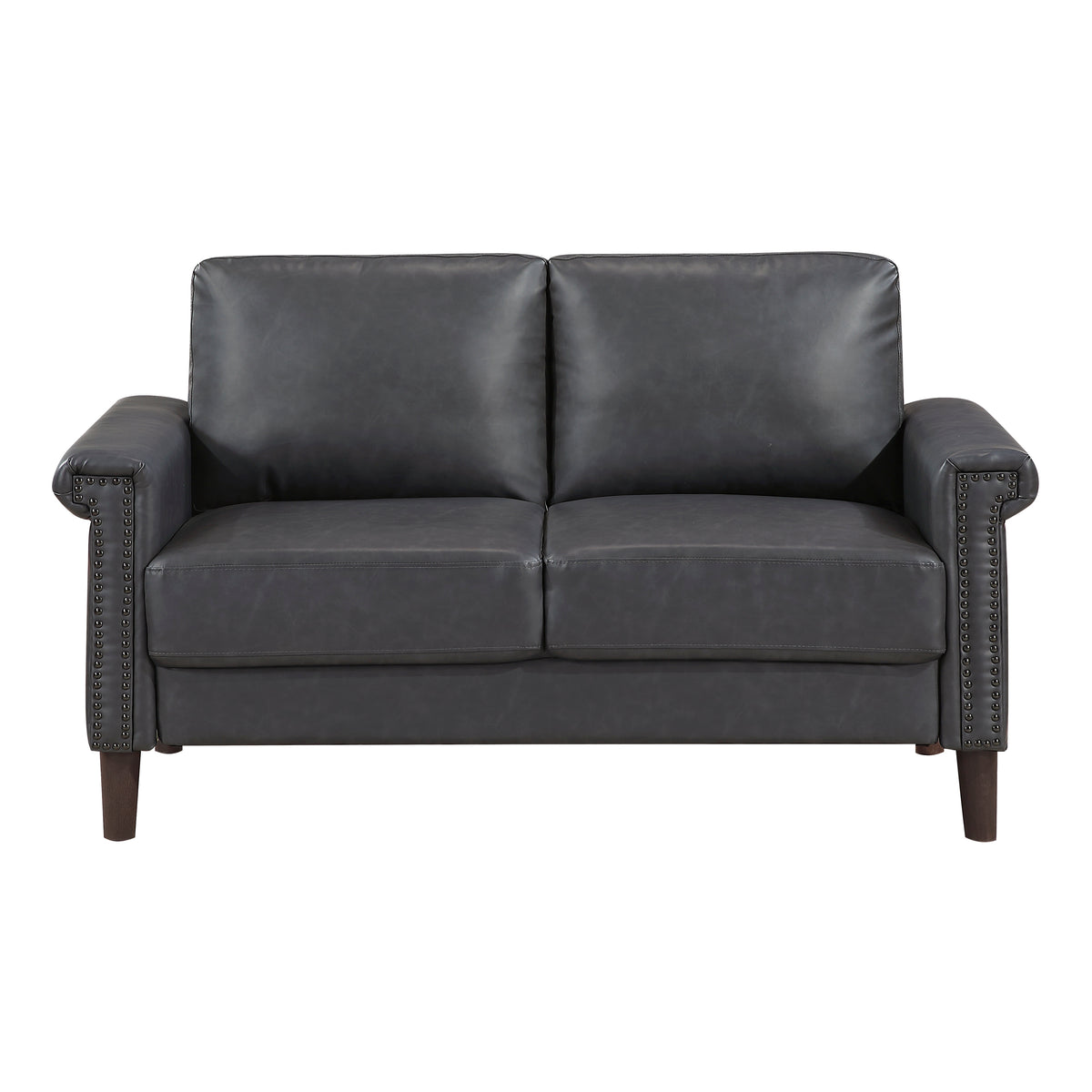 Heritage Gray Loveseat - Ornate Home