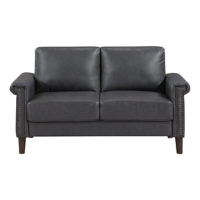 Heritage Gray Loveseat - Ornate Home