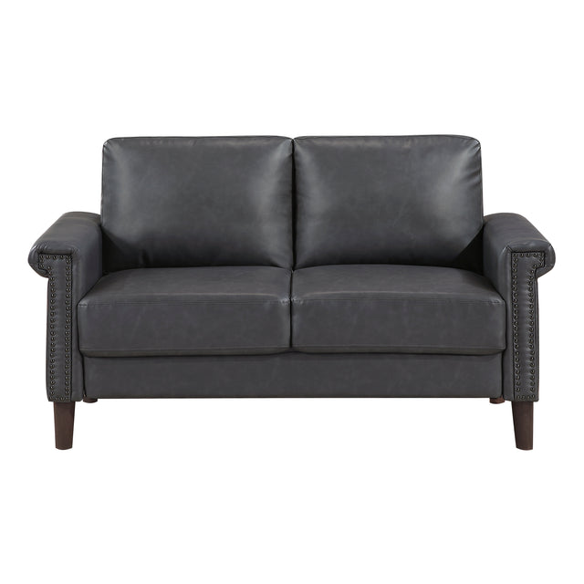 Heritage Gray Loveseat - Ornate Home