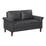 Heritage Gray Loveseat - Ornate Home
