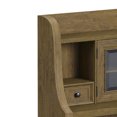 Heritage Oak Brown Buffet and Hutch - Ornate Home