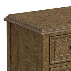 Heritage Oak Brown Nightstand with USBC - Ornate Home