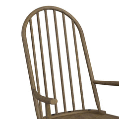 Heritage Oak Brown Rocking Chair - Ornate Home
