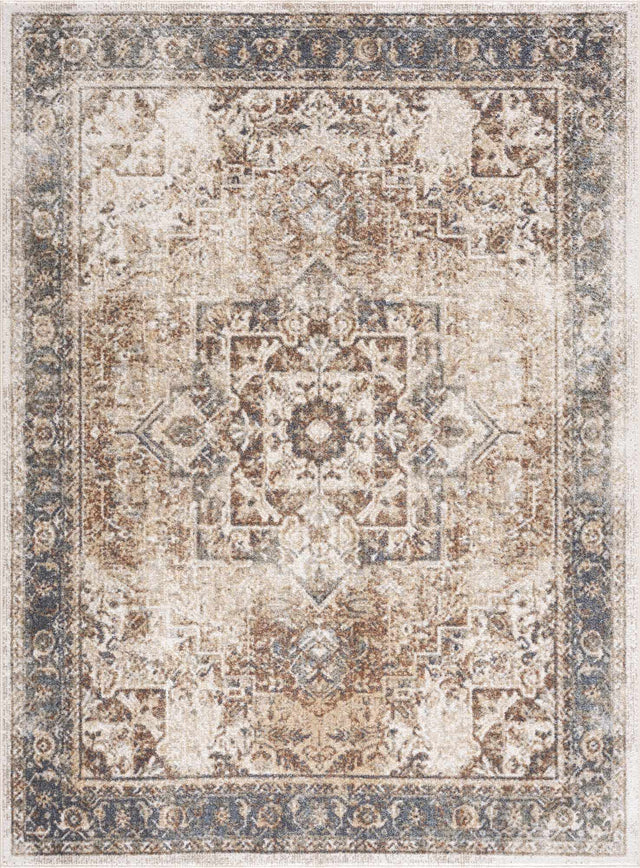 Heritage Style Flat Pile Washable Rug - Ornate Home
