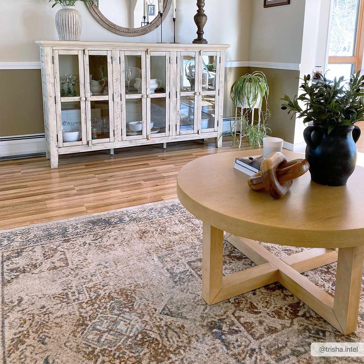 Heritage Style Flat Pile Washable Rug - Ornate Home