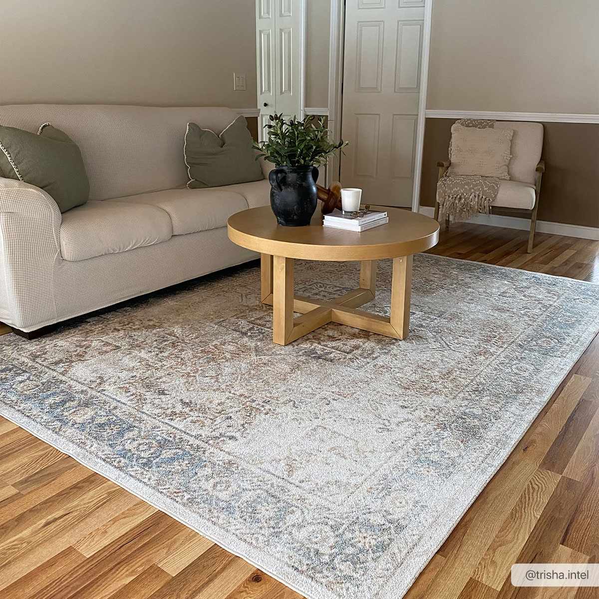 Heritage Style Flat Pile Washable Rug - Ornate Home