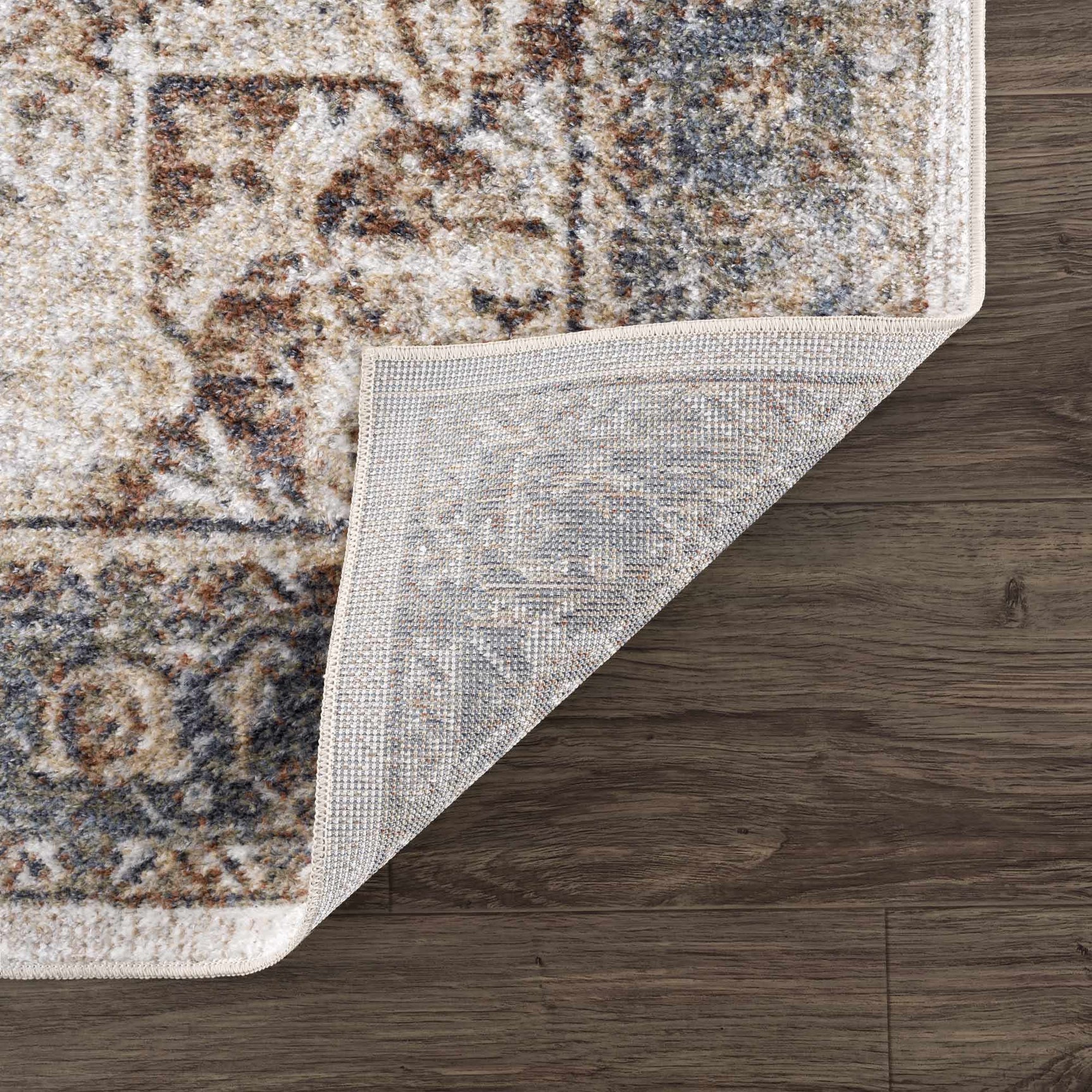 Heritage Style Flat Pile Washable Rug - Ornate Home