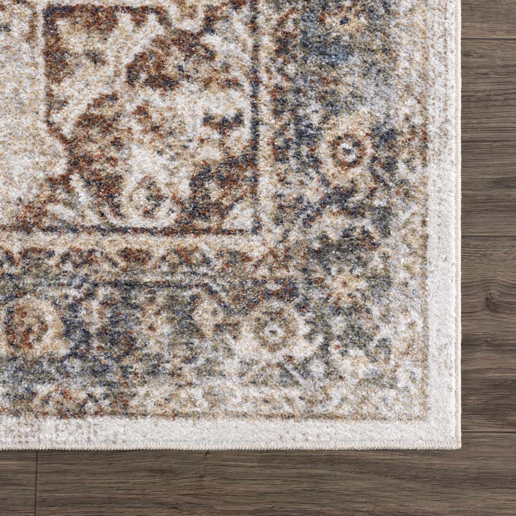 Heritage Style Flat Pile Washable Rug - Ornate Home
