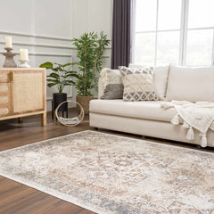 Heritage Style Flat Pile Washable Rug - Ornate Home