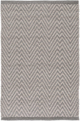 Herlong Charcoal Herringbone Outdoor Rug - Clearance - Ornate Home