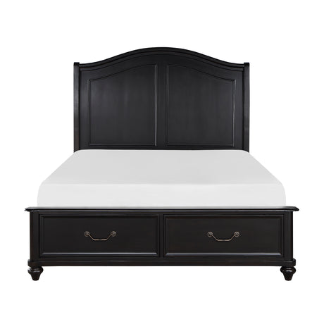 Herman Charcoal Brown 4-piece Queen Bedroom Set - Ornate Home