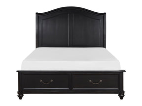 Herman Charcoal Brown California King Platform Bed - Ornate Home